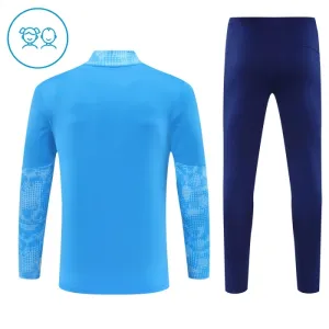 Dječji Manchester City Trening sweatshirt i hlače komplet Četvrtina Zip 2025/26 Plava