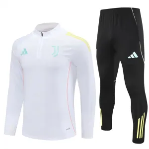 Juventus Trening sweatshirt i hlače komplet Četvrtina Zip 2025/26 Bijela