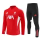 Liverpool Trening sweatshirt i hlače komplet Četvrtina Zip 2025/26 Crvena