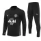 Manchester City Trening sweatshirt i hlače komplet Četvrtina Zip 2025/26 Crna