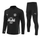 Manchester City Trening sweatshirt i hlače komplet Četvrtina Zip 2025/26 Crna