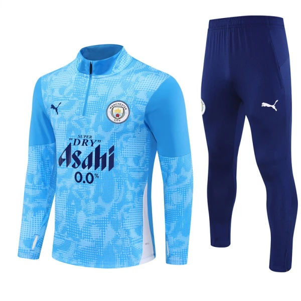 Manchester City Trening sweatshirt i hlače komplet Četvrtina Zip 2025/26 Plava