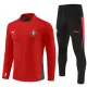 Portugal Trening sweatshirt i hlače komplet Četvrtina Zip 2025/26 Crvena