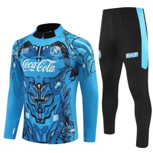 SSC Napoli Trening sweatshirt i hlače komplet Četvrtina Zip 2025/26 Plava