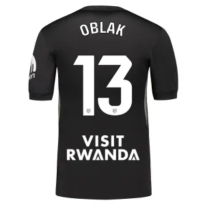 Atlético Madrid Jan Oblak 13 Golman Dres 2025/26 Crna