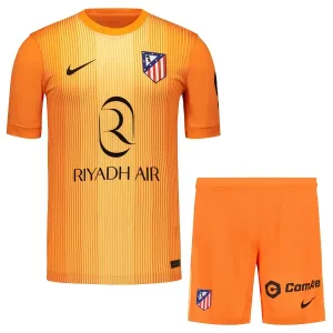 Dječji Atlético Madrid Golman Dres i šorc 2025/26 Narančasta