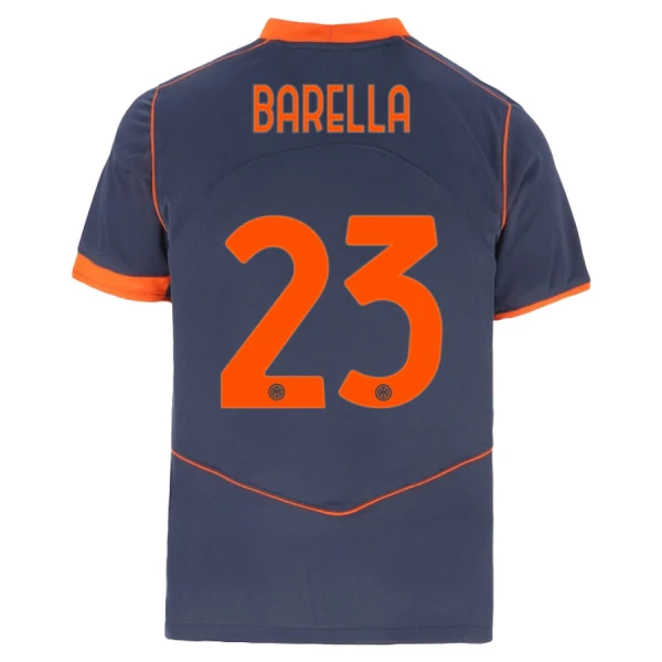Dječji Inter Milan Nicolò Barella 23 Treći Dres i šorc 2025/26