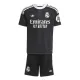 Dječji Real Madrid Golman Dres i šorc 2025/26 Crna