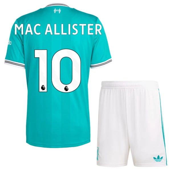 Dječji Liverpool Alexis Mac Allister 10 Treći Dres i šorc 2025/26