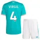 Dječji Liverpool Virgil van Dijk 4 Treći Dres i šorc 2025/26