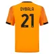 Dječji AS Roma Paulo Dybala 21 Gostujući Dres i šorc 2025/26