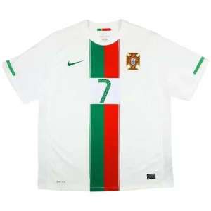 Portugal Cristiano Ronaldo 7 2010 Gostujući Dres Retro