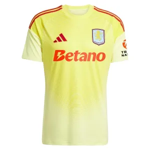 Aston Villa Golman Dres 2025/26 Žuta