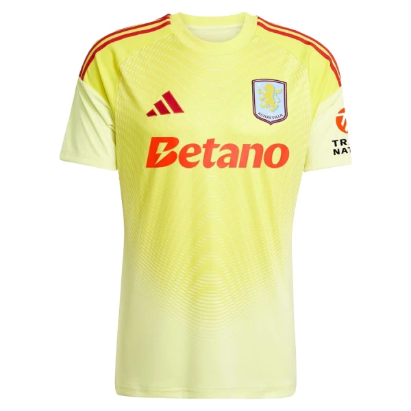 Aston Villa Golman Dres 2025/26 Žuta