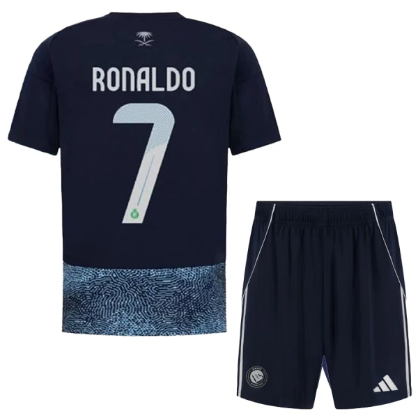 Dječji Al-Nassr FC Cristiano Ronaldo 7 Gostujući Dres i šorc 2025/26