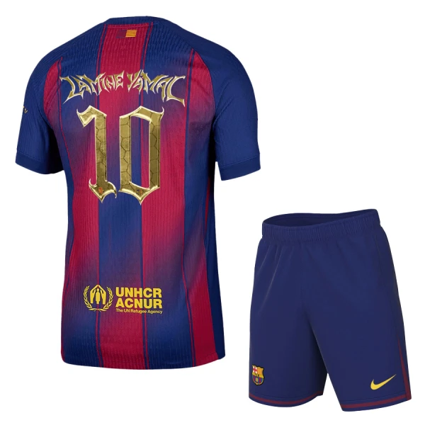 Dječji FC Barcelona x Kopa Trophy Lamine Yamal 10 Dres i šorc 2025/26 Specijalno izdanje