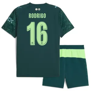Dječji Manchester City Rodrigo 16 Četvrta Dres i šorc 2025/26 EA Sport