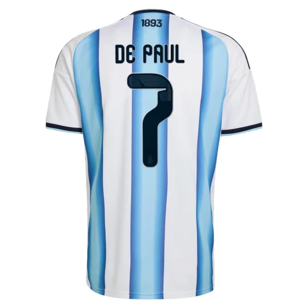 Argentina R. de Paul 7 Domaći Dres Svjetsko Prvenstvo 2026