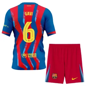 Dječji FC Barcelona Gavi 6 Četvrta Dres i šorc 2025/26