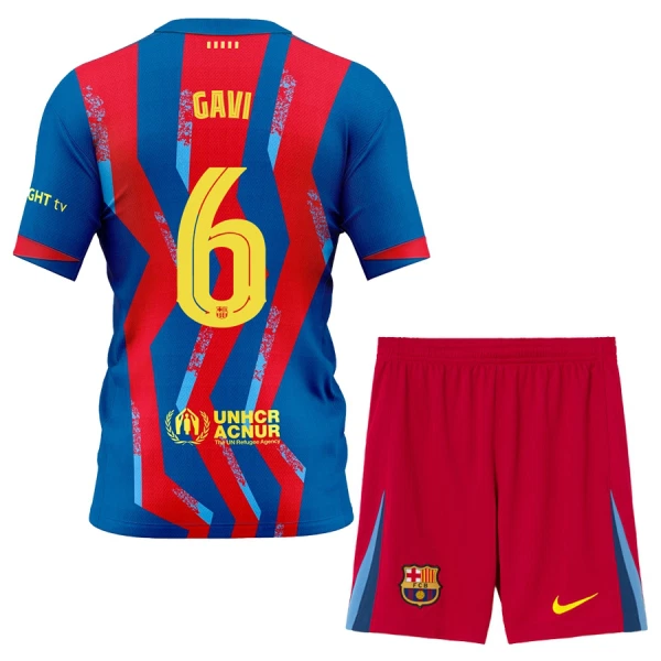 Dječji FC Barcelona Gavi 6 Četvrta Dres i šorc 2025/26