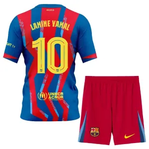 Dječji FC Barcelona Lamine Yamal 10 Četvrta Dres i šorc 2025/26