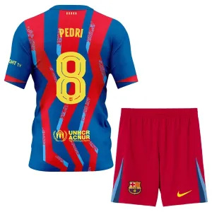 Dječji FC Barcelona Pedri 8 Četvrta Dres i šorc 2025/26