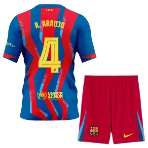 Dječji FC Barcelona Ronald Araujo 4 Četvrta Dres i šorc 2025/26