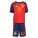 Dječji Španjolska Pedri 20 Domaći Dres i šorc Svjetsko Prvenstvo 2026