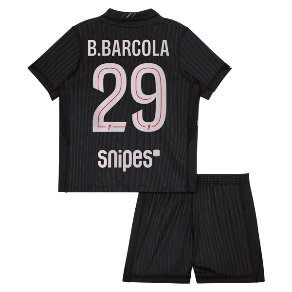Dječji Paris Saint-Germain B. Barcola 29 Četvrta Dres i šorc 2025/26 Jordan