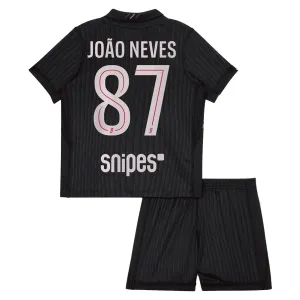 Dječji Paris Saint-Germain João Neves 87 Četvrta Dres i šorc 2025/26 Jordan