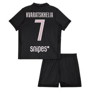 Dječji Paris Saint-Germain Khvicha Kvaratskhelia 7 Četvrta Dres i šorc 2025/26 Jordan