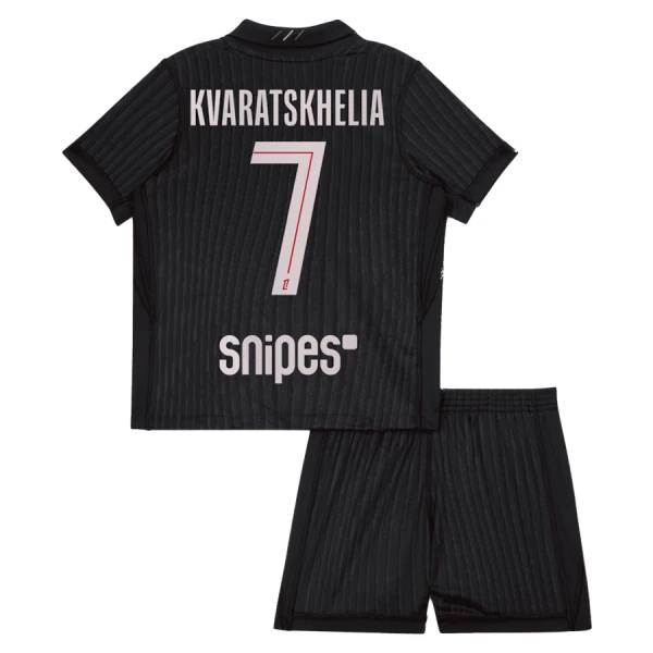 Dječji Paris Saint-Germain Khvicha Kvaratskhelia 7 Četvrta Dres i šorc 2025/26 Jordan