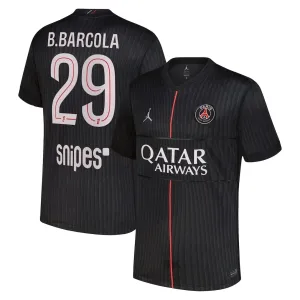 Paris Saint-Germain B. Barcola 29 Četvrta Dres 2025/26 Jordan