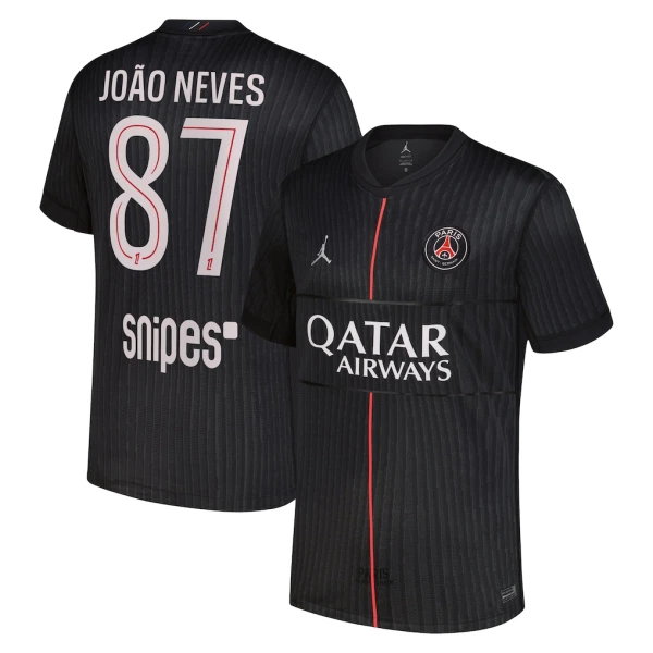 Paris Saint-Germain João Neves 87 Četvrta Dres 2025/26 Jordan