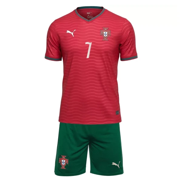 Dječji Portugal Cristiano Ronaldo 7 Domaći Dres i šorc Svjetsko Prvenstvo 2026
