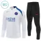 Dječji Paris Saint-Germain Trening sweatshirt i hlače komplet Četvrtina Zip 2025/26 Bijela