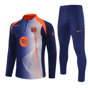 FC Barcelona Trening sweatshirt i hlače komplet Četvrtina Zip 2025/26 Plava