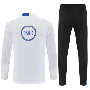 Paris Saint-Germain Trening sweatshirt i hlače komplet Četvrtina Zip 2025/26 Bijela
