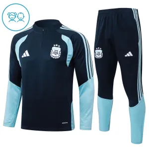 Dječji Argentina Trening sweatshirt i hlače komplet Četvrtina Zip 2026/27 Navy