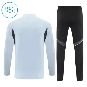 Dječji Japan Trening sweatshirt i hlače komplet Četvrtina Zip 2026 Bijela