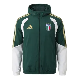 Italija Jakna za trening s kapuljačom 2026/27 Zelena