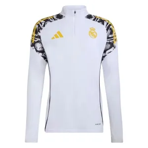 Real Madrid Trening sweatshirt i hlače komplet Četvrtina Zip 2026/27 Bijela
