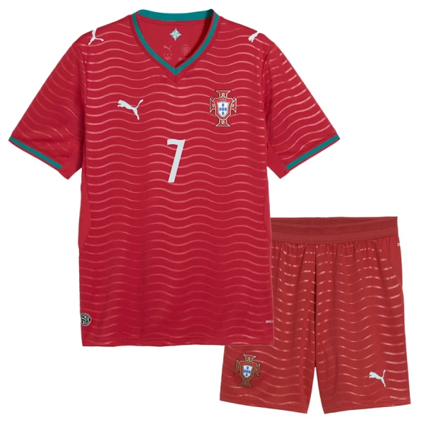 Dječji Portugal Cristiano Ronaldo 7 Domaći Dres i šorc Svjetsko Prvenstvo 2026