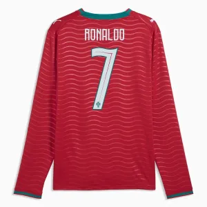 Portugal Cristiano Ronaldo 7 Domaći Dres Svjetsko Prvenstvo 2026 - Dugi rukavi