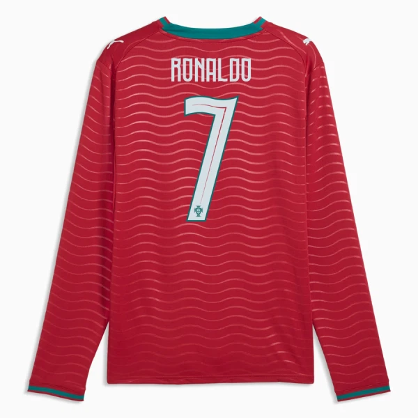 Portugal Cristiano Ronaldo 7 Domaći Dres Svjetsko Prvenstvo 2026 - Dugi rukavi Portugal Cristiano Ronaldo 7 Domaći Dres Svjetsko Prvenstvo 2026 - Dugi rukavi
