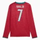 Portugal Cristiano Ronaldo 7 Domaći Dres Svjetsko Prvenstvo 2026 - Dugi rukavi Portugal Cristiano Ronaldo 7 Domaći Dres Svjetsko Prvenstvo 2026 - Dugi rukavi
