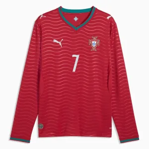 Portugal Cristiano Ronaldo 7 Domaći Dres Svjetsko Prvenstvo 2026 - Dugi rukavi
