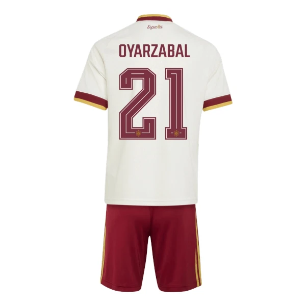 Dječji Španjolska Oyarzabal 21 Gostujući Dres i šorc Svjetsko Prvenstvo 2026