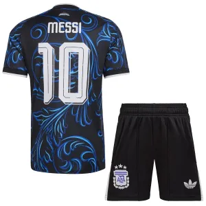 Dječji Argentina Lionel Messi 10 Gostujući Dres i šorc Svjetsko Prvenstvo 2026