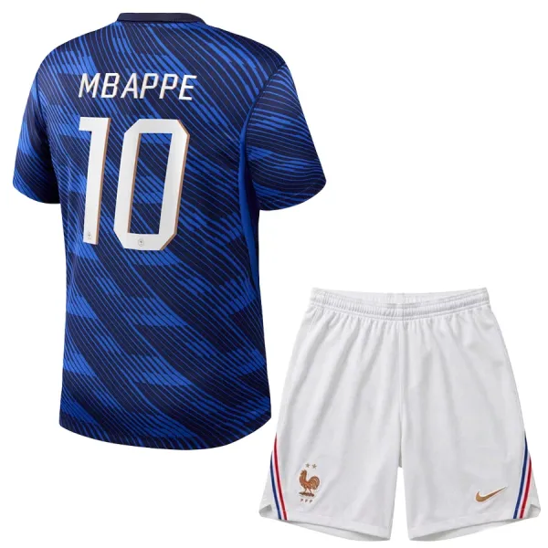 Dječji Francuska Kylian Mbappé 10 Domaći Dres i šorc Svjetsko Prvenstvo 2026